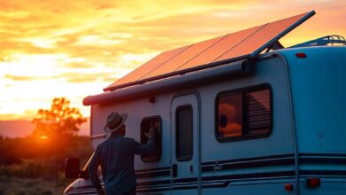 External Solar Panel Hookup for RV